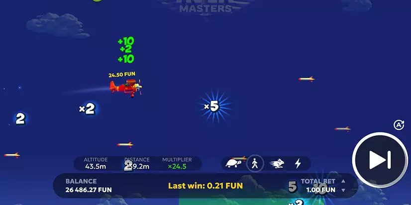 Gameplay of Aviamasters slot 