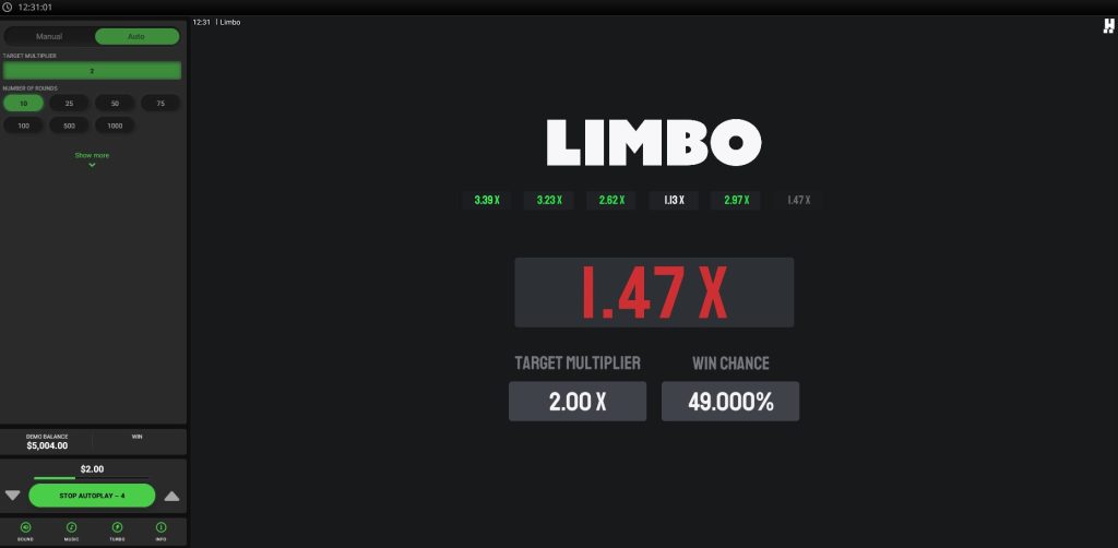 gameplay in limbo crash 