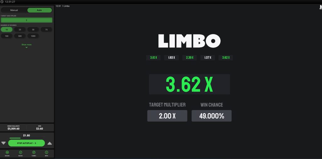 gameplay in limbo crash 