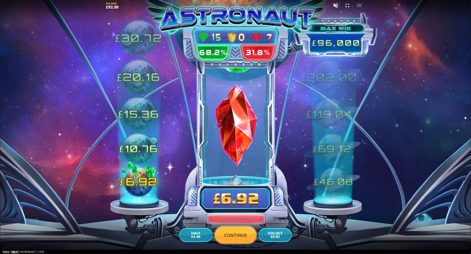 Astronaut slot interface