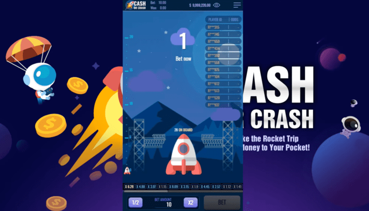Cash or Crash slot interface